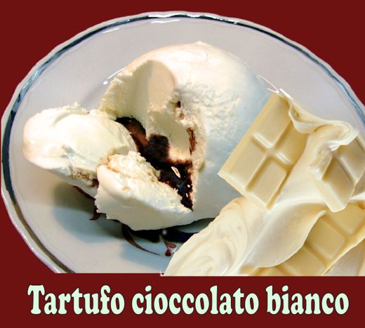 Tartufo cioccolato bianco 